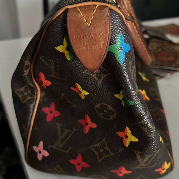 Louis Vuitton Multicolor Monogram Satchel Speedy 25 in excellent condition. - Picture 2 of 6